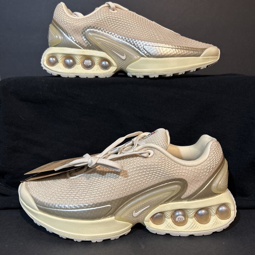 Women's Nike Air Max DN LT Khaki/Fossil-Team Gold Size 7 BRAND NEW W BOX NO LID